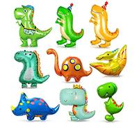 9 Pièces Ballon de Dinosaure, Géant Dinosaurs Helium Ballons, Ballon en Aluminium Décoration, XXL Dinosaure Fête d'anniversaire Ballon en Feuille pour Fête de Dinosaures de Baby Shower Sur de Jungle