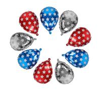 9 Pièces Ballons de Fête Boxe en Aluminium pour Garçon et Filles