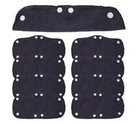 9 Pièces Bandeau Anti-Transpiration, Coton Respirant Lavable | Doublure pour Casque de Chantier, Installation Simple, Hygiène du Front, pour Ateliers Métalliques et Équipes