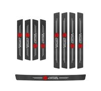 9 Pièces Bandes De Seuil De Porte De Voiture, pour MG 3 4 5 6 7 ZS EV HS GS GT TF ZR EZS EHS One 3SW DéRapant Protection Aux Rayures Sticker DéCoration Accessoires,B