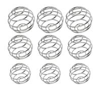 9 Pièces Bille Mélangeur Set, Boule de Secousse en Acier Inoxydable pour Bouteille Mélangeur, Boule Mélange pour Mélange de Boissons, Mixeur de Sport, Shaker (3 Petit, 3 Moyen, 3 Grand)