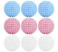 9 Pièces Boule de Sèche-Linge pour Machine à Laver,Boule de Lavage, Boules de Sèche-linge,balles de séchage, balles pour le nettoyage des vêtements à la maison