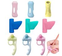 9 pièces d'aide à l'écriture pour stylo enfants poignées de crayon écriture aide à l'apprentissage stylo tenir poignées de crayon enfants porte-stylo porte-crayon aide à l'écriture poignée
