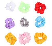 9 Pièces Élastique à Cheveux Lumineux Anneau Décoratif