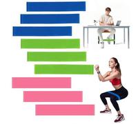 9 Pièces élastique Chaise Tdah Bandes Elastiques pour Pieds de Chaise Elastique de Chaise pour Enfants avec Pieds Agités, TDAH, Autisme, TDAH (Vert, Bleu, Rose) Chaise Elastique Tdah Elastique Chaise