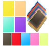 9 Pièces Ensemble de Filtres de Couleur pour Flash Stroboscopique | Films Transparents pour Correction des Tons, Effets Dramatiques et Éclairage D’accent, Lot pour Photo et Couleur Aléatoire