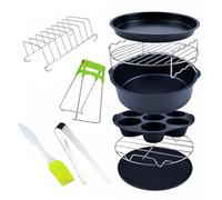 9 Pièces Ensemble de Grilles pour Friteuse à Air 3, 2qt à 5, 8qt
