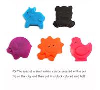 9 Pièces Espace Moule Sable Château Pâte À Modeler Outils Pâte À Modeler Moules Jouer Ensemble D'outils Kit Pour Enfants Cadeau Magique Pour Enfants Enfant Couleur Aléatoire Lava1