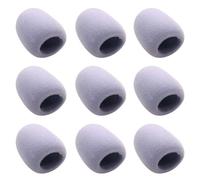 9 Pièces Housse de Micro Eva, Protection Anti-bruit | Remplacement pour Coussin Perdu ou Cassé, Respirant, du Vent, Scène et Chant