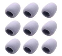9 Pièces Housse de Microphone en EVA Anti Bruit | Filtre Respirant, Protection le Vent, Remplacement des Coussinets Perdus ou Cassés, Usage Ktv