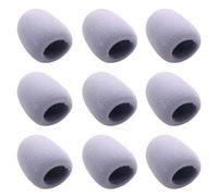 9 Pièces Housse de Microphone EVA Anti-bruit et Anti-poussière | Remplace les Coussins Perdus ou Cassés, Respirante, Réduit le Vent, pour Salle de Conférence et Bal