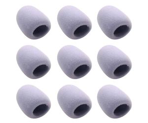 9 Pièces Housse de Microphone EVA Anti-bruit et Anti-poussière | Remplace les Coussins Perdus ou Cassés, Respirante, Réduit le Vent, pour Salle de Conférence et Bal