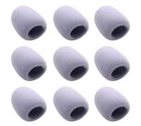 9 Pièces Housse de Microphone EVA Anti-bruit et Anti-poussière | Respirante, Protège le Vent, Remplacement des Coussinets Perdus ou Cassés, Accessoire Micro