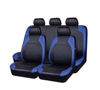 9 Pièces Housse Siege Voiture pour Renault Clio 4, Cuir Ensembles Housses Siège Protection Housses Siege Avant Arrière Respirant Non Slip Set,B/Blue