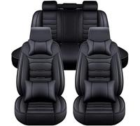 9 Pièces Housse Siege Voiture pour Renault Kangoo 2 X61 2007-2021, Cuir Ensembles Housses Siège Protection Housses Siege Avant Arrière Respirant Non Slip Set,B/Black