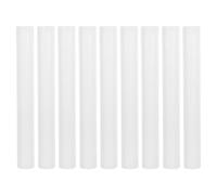 9 Pièces Manchon de Bougie E12 Blanc en Pvc, Protection Élégante | Résistant à Chaleur, Entretien Facile, pour Restaurant et Hôtel, Style Minimaliste, Lot Décoratif