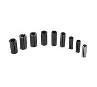 9 pièces Mèche de Routeur, 1/2 "à 1/3" routeur Pince de mandrin Adaptateur milling Cutter Head Manchon de réduction Outil de Douille Fendue Douille Fraise Porte-Fraise