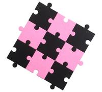 9 Pièces Panneau D'affichage en Feutre Puzzle 3d Auto-adhésif