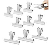 9 Pièces Pince Sachet Alimentaire Clips Fermeture Sachet Trois Tailles Pour Sceller Et Conserver Les Aliments, Étiquettes, Sacs, Photos, Etc.