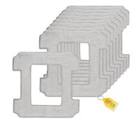 9 Pièces pour Ecovacs Winbot W2 PRO/W2 PRO Omni/W2 Omni/W2/W1 Pro/W1 Microfibre Serpillère Rechange Kit, Lavables Lingette de Nettoyage pour Robots Laveurs de Vitres, pour Nettoyage Vitre, Taches