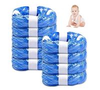 9 Pièces Recharge Poubelle a Couche, Sac Poubelle Couche Grande Capacité l'environnement, Excellente Résistance Anti-odeur Compatible avec Tous les Types de Recharges