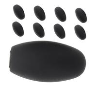 9 Pièces Repose-pouce en Silicone pour Saxophone Ténor, Noir | Accessoire pour Musiciens, Compatibilité, Confort Renforcé, Maintien Antidérapant, Ensemble de Support