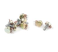 9 pièces résistances variables B500K pots d'arbre fendu potentiomètres de commutateur de tonalité Audio potentiomètre de guitare Composants consommateurs d'énergie
