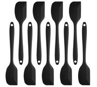 9 Pièces Spatule Silicone, Ustensiles à Spatule Maryse Silicone Cuillere Patisserie Professionnelle Alimentaire, U-Taste Spatule à Cuillère en Silicone pour Cuisson, Mélange