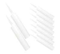 9 Pièces Tube de Calfeutrage Vide Réutilisable 300ml, Pointe Précise, | Cartouche Plastique Remplissable, Coupe Ajustable, pour Joints de Salle de Bain et Fuites, Travaux Maison, Buanderie