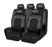 9 pièces Voiture Ensembles De Housses Siège pour Jeep Renegade Renegade S Compass Commander Liberty Renega, Cuir Ensembles De Housses Siège Voiture Imperméable Nonslip,Black