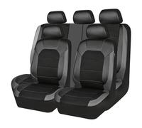 9 pièces Voiture Ensembles De Housses Siège pour Jeep Renegade Renegade S Compass Commander Liberty Renega, Cuir Ensembles De Housses Siège Voiture Imperméable Nonslip,Grey
