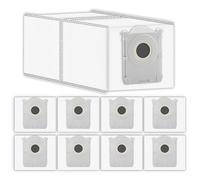 (9 Pièces) X8 Pro Omni Sacs à Poussière De Rechange Pour Aspirateur Robot Ecovacs Deebot X8 Pro Omni/ T50 Pro Omni/ X9 Pro Omni/ T80 Omni, Filtre à Charbon Actif, Sac Jetable, Sacs-Traîneau