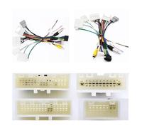 9 Pouce Radio Fascia MP5 Lecteur Panel Boîtier Cadre 2 Din Unité Tête Stéréo Tableau Bord Couverture pour Nissan pour Juke YF15 2010-2014 Fascia du Panneau Radio(Cable 2)