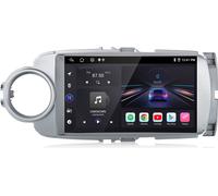 9 pouces 4G SIM Carplay 6+128G Android13 Radio DAB 8 Core Pour Toyota Yaris 2012-2017 BT SWC WIFI 2DIN DAB+FM