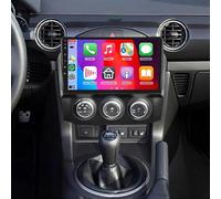 9 Pouces Autoradio Android Double DIN pour Mazda MX-5 2005-2021 avec CarPlay sans Fil Android 14 écran Tactile 4+64G Radio Dab+ Bluetooth GPS caméra de recul AHD FM/RDS et SWC