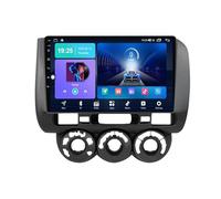 9 Pouces HD Écran Tactile Android 12 Autoradio Pour Honda Jazz City 2002-2007 Avec Carplay Android Auto Support DAB BT 5.0 DSP Mirror Link HiFi GPS Navigation RDS Commande Au Volant Caméra De Recul(B,