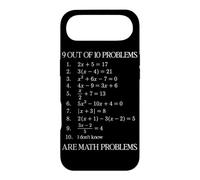 9 problèmes sur 10 sont des problèmes mathématiques Professeur d'algèbre Coque pour iPhone Air