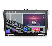 9" Qualcomm 8-Core 8GO+128GO Android 14 Autoradio pour VW Golf 5/6 Passat B7 EOS Polo 6R T5 Touran Caddy Tiguan Seat Skoda CarPlay sans Fil GPS Navigateur WiFi Bluetooth 5.1 Canbus SWC Écran Tactile