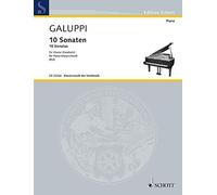 9 Sonatas-from Op. 1, Op. 2, Op. 5 Piano music pre-classicism piano (harpsichord) by Baldassare - Ruf, Hugo(E) Galuppi (2008-01-10)