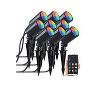 Luminea Home Control : 9 spots RVB CCT connectés à intensité variable G