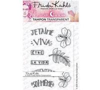9 tampons transparents - Messages positifs Transparent G