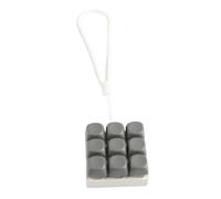 9 touches clavier clics jouet porte-clés interrupteur mécanique testeur pour entraînement et compagnon de voyage