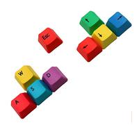 9 touches OEM Profile PBT RGBY Modificateurs Touches de touches WASD Direction Touches de clavier mécanique Pièces de rechange Blanc