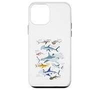 9 Types de Requins marteaux de l'océan coloré 14 Juillet Coque pour iPhone 12 Mini