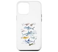 9 Types de Requins marteaux de l'océan coloré 14 Juillet Coque pour iPhone 12 Pro Max