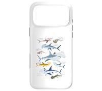 9 Types de Requins marteaux de l'océan coloré 14 Juillet Coque pour iPhone 17 Pro Max