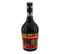 9° Vinaigre Noir Traditionnel Vieilli et Fabriqué à la Main, Condiment Foncé Fermenté Selon Une Méthode Ancestrale du Shanxi, Produit Artisanal Pur et Naturel