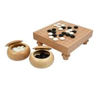 9 x 9 Go Table Set with 8mm Stones and Light Bowls