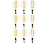 9 X Müller-Licht LED Filament P45 Goutte 4W = 40W E14 Clair 470lm Chaud 2700K