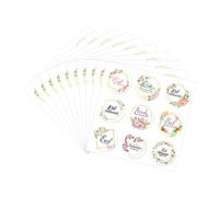 90 Autocollants D'emballage Du Festival De L'Aïd Étiquette D'emballage Ronde De 40 Mm Pour Ordinateurs Portables Étui De Téléphone Sceau D'enveloppe Carte De Décoration Fournitures De Fête